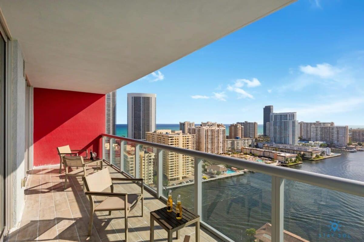 Infinite View With Balcony,Pool Plus Near Beach Hallandale Beach Exterior foto